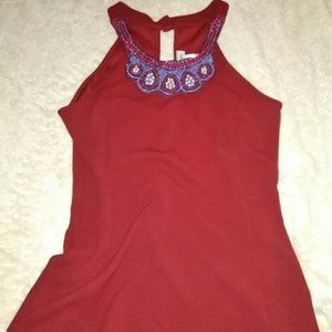 Spin Super Stretch Embellished Top